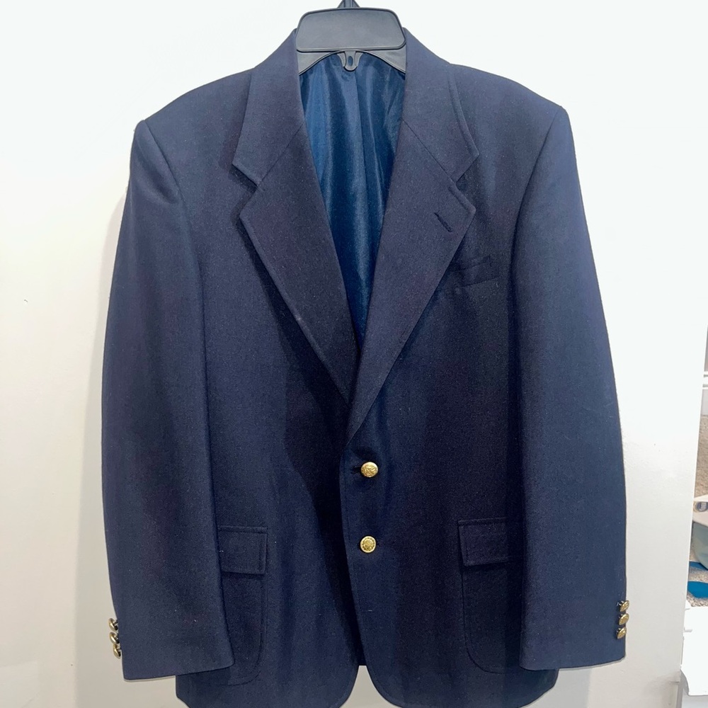 Calvin Boys / Mens (18)  Navy Blazer with Gold Buttons